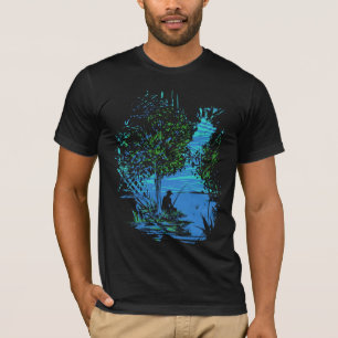 Fischen-Stellen-T-Shirt T-Shirt
