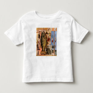 Fischen-Stillleben durch John Atherton Kleinkind T-shirt