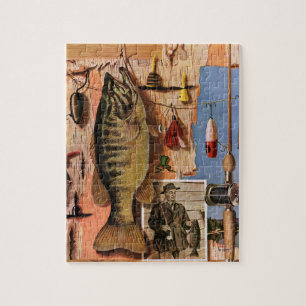 Fischen-Stillleben durch John Atherton Puzzle