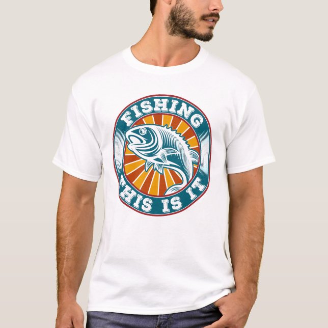 Fischen T-Shirt (Vorderseite)