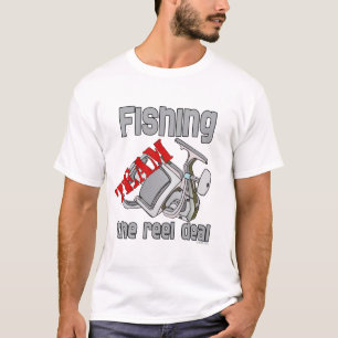 Fischen-Team, welches das Spulen-Abkommen fischt T-Shirt
