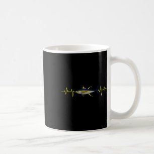 Fischen Thunfisch Herzschlag Fischer Angler Fische Kaffeetasse