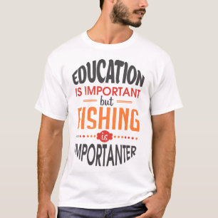 Fischen über Fakten - Wichtigeres T-Shirt für Angl