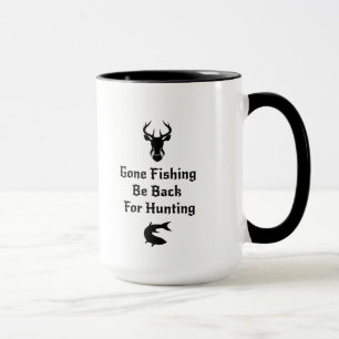 Fischen-und Jagd-lustige Jäger-Geschenke Tasse