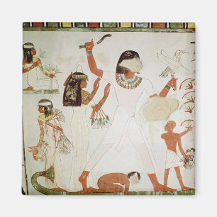 Fischen und Vogeljagd in den Sümpfen Magnet