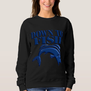 Fischen von Angler Fischern Fanat Sweatshirt