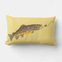 Fischen von Brauner Forelle