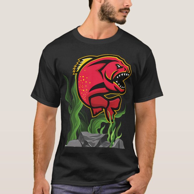 Fischen vorbei T-Shirt (Vorderseite)