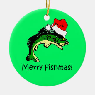 Fischen Weihnachten Keramikornament