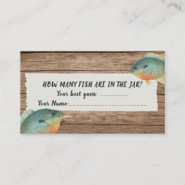 Fischen Wie viele Baby Shooting Game Card Begleitkarte