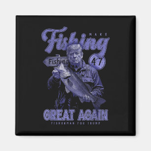 Fischen wieder großartig B Fischen Donald Tr Magnet