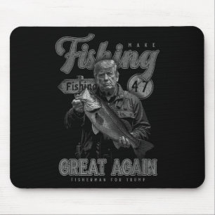 Fischen wieder großartig B Fischen Donald Tr Mousepad