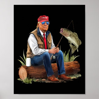 Fischen wird wieder großartig durch den Spaß Fisch Poster