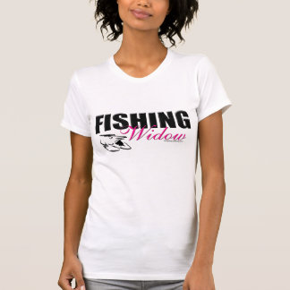 Fischen-Witwe _wht shrt T-Shirt