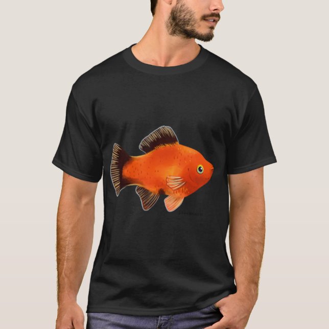 Fischende Mutter T-Shirt (Vorderseite)