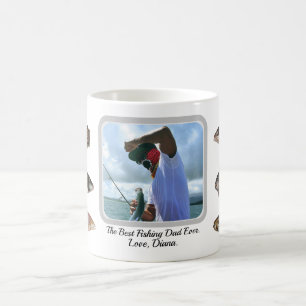 FISCHENDER VATER INDIVIDUELLES FOTO KAFFEETASSE