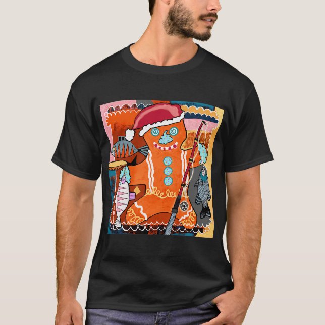 FischenderLebkuchenmann T-Shirt (Vorderseite)