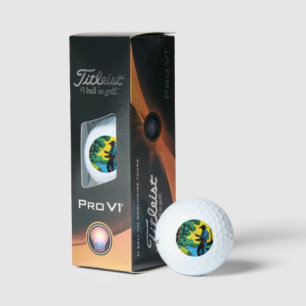 Fischer am Flussufer Golfball