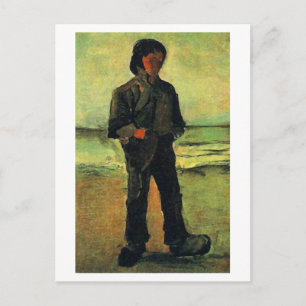 Fischer am Strand, Vincent van Gogh Postkarte