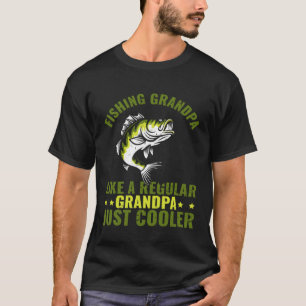Fischer Angeln Opa Einfach Kühler Fischer T-Shirt