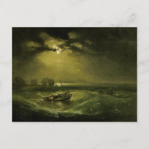 Fischer auf See durch J.M.W. Turner Postkarte