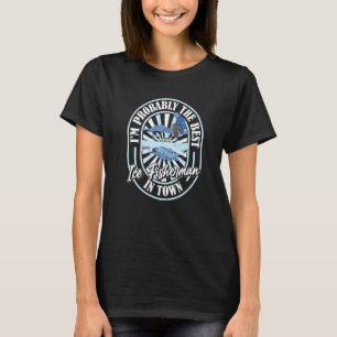 Fischer beim Eisfischen 1 T-Shirt
