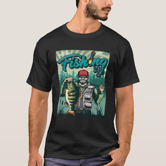 Fischer beste Fischer Fisch Darstellung T-Shirt (Vorderseite)