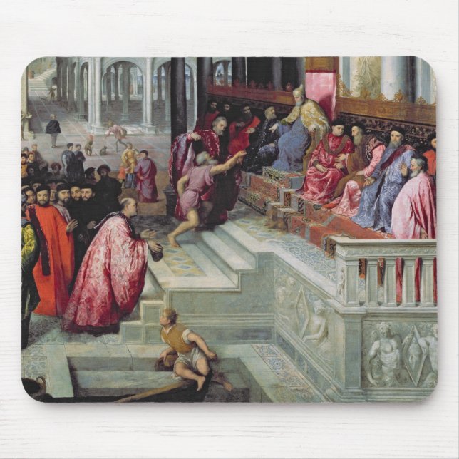 Fischer, der dem Doge von Venedig den Ring gibt Mousepad (Vorne)