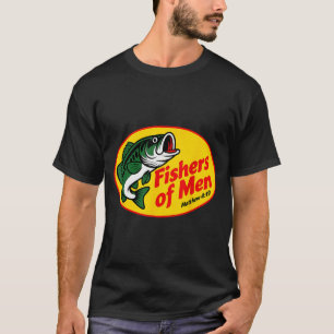 Fischer der Menschen Matthäus 4_19 Christliches An T-Shirt