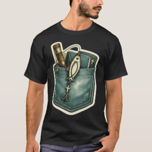 Fischer der Menschen Taschendesign â€” Matthäus 4: T-Shirt