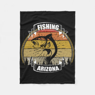 Fischer des Bundesstaates Arizona Sonnenuntergang Fleecedecke
