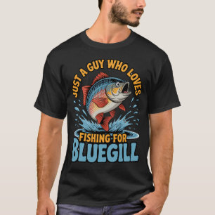 Fischer Design Nur Ein Typ, Der Angeln Liebt Für T-Shirt