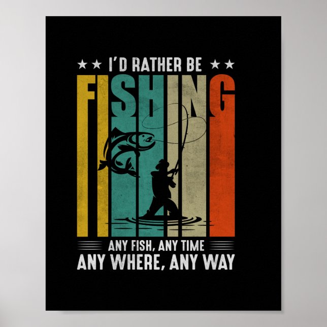 Fischer, die ich lieber fischen würde poster (Vorne)