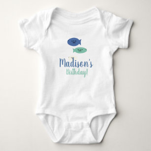Fischer Erster Geburtstag Party Name Baby Strampler