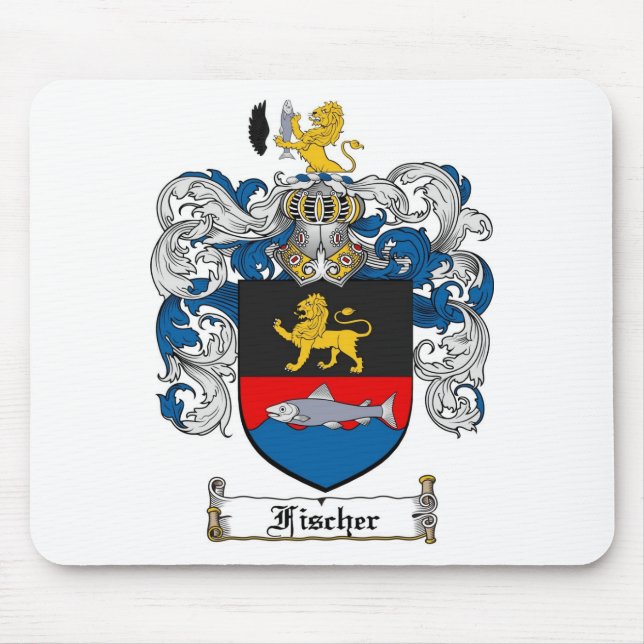 FISCHER FAMILIENWAPPEN - FISCHER WAPPEN MOUSEPAD (Vorne)