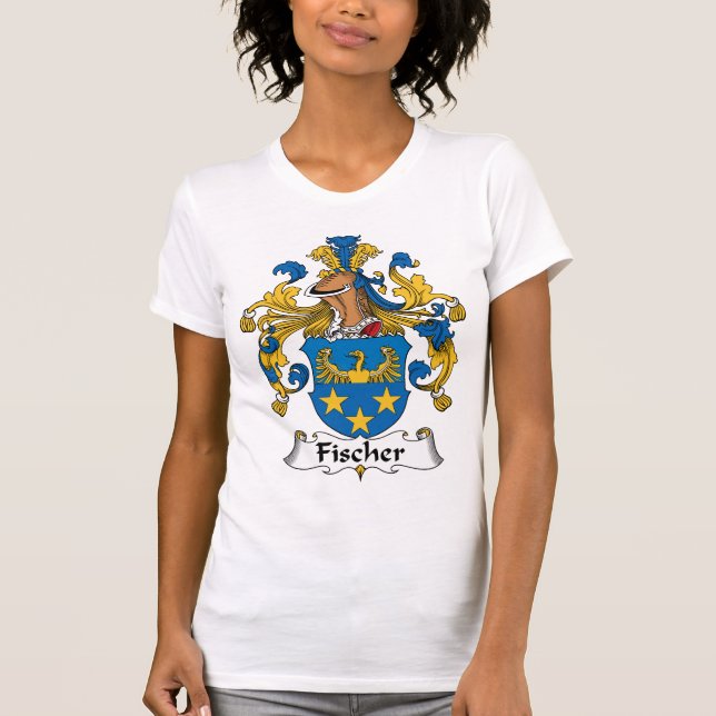 Fischer Familienwappen T-Shirt (Vorderseite)