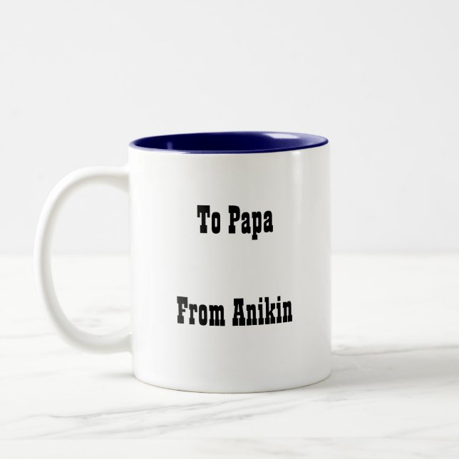 Fischer, Fischen, fishing1, zu PapaFrom Anikin Zweifarbige Tasse (Links)