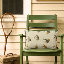 Fischer Fischen Forellen Fliegen Aquarellwurftroll