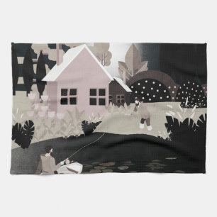 Fischer Geschirrtuch