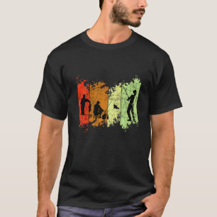 Fischer im Retro-Vintagen Look T-Shirt
