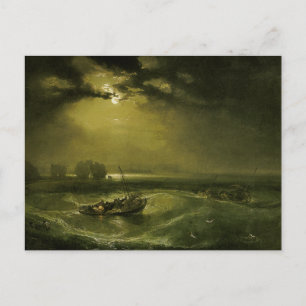 Fischer in Meer durch William Turner Postkarte