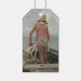 Fischer in Seinem Boot (von Vincenzo Caprile) Geschenkanhänger