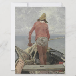 Fischer in Seinem Boot (von Vincenzo Caprile) Karte