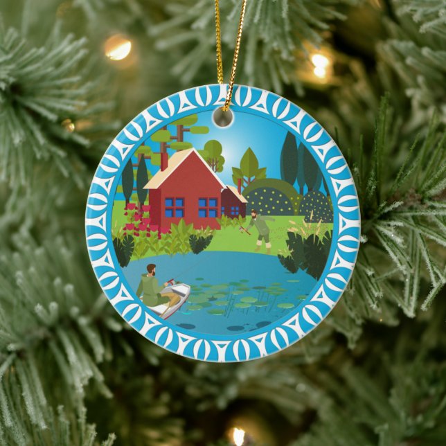 Fischer Keramik Ornament (Baum)