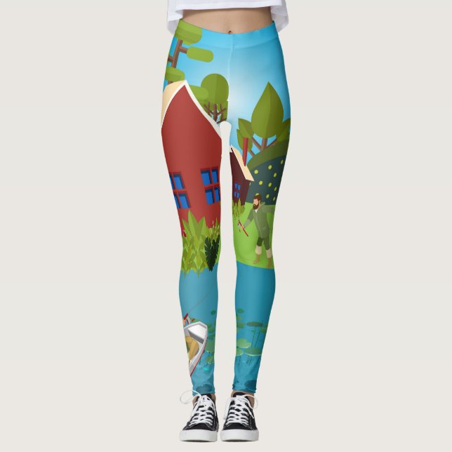 Fischer Leggings (Vorderseite)