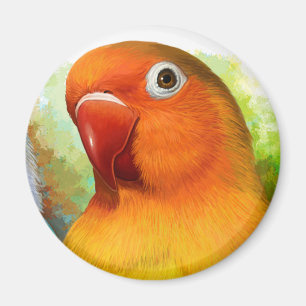 Fischer lovebird magnet