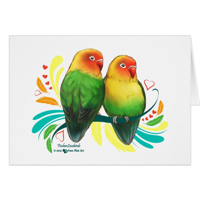 Fischer Lovebirds (Vorderseite (Horizontal))