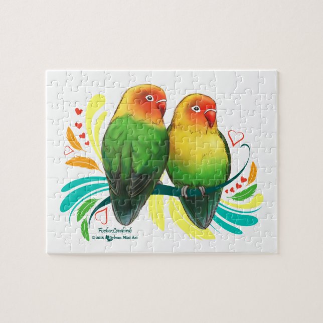 Fischer Lovebirds Puzzle (Horizontal)