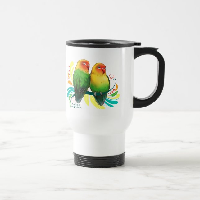 Fischer Lovebirds Reisebecher (Rechts)