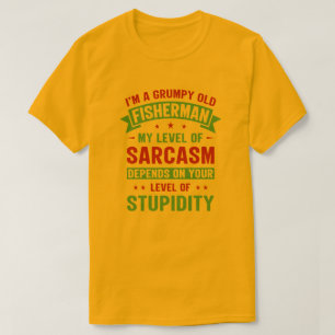 Fischer Lustige Ironie Geschenk T-Shirt